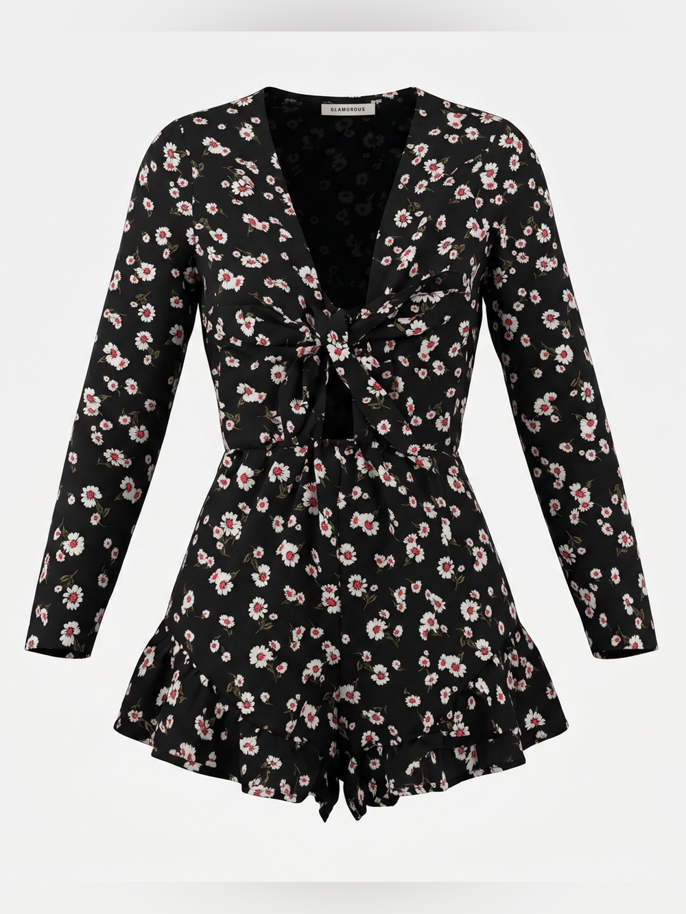 Floral Long Sleeve Jumpsuit